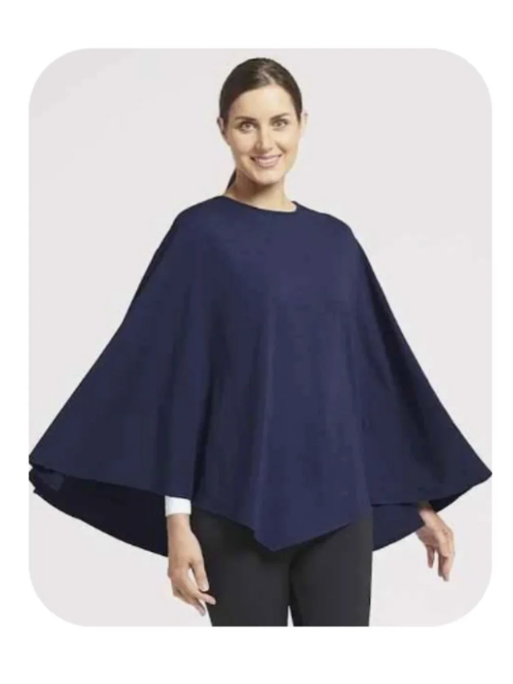Solbari • Sensitive Sun Protection Poncho • UPF 50+ • Heather Gray • One Size